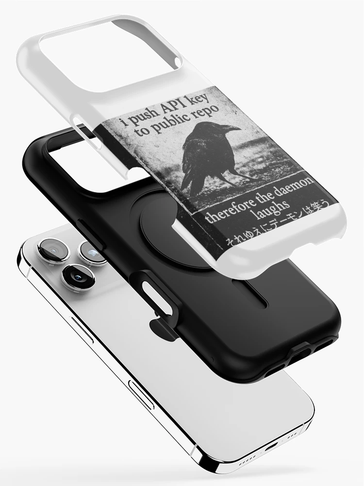 Thumbnail 2 of 4, iPhone Case, Pushed My API Key Again designed and sold by SoftwareStickers.