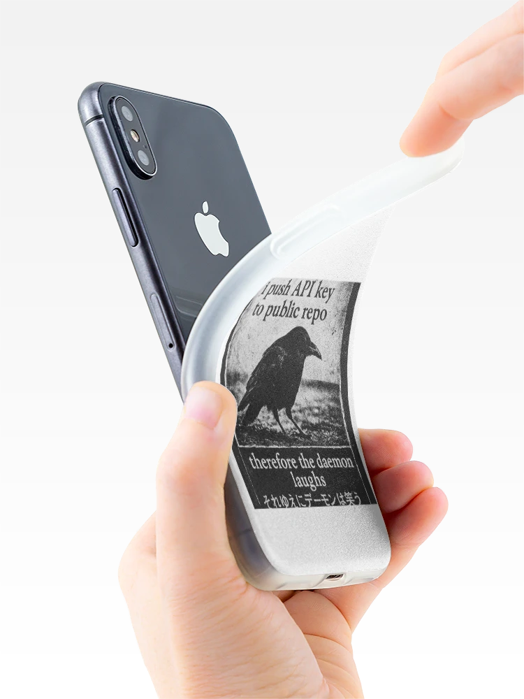 Thumbnail 4 of 5, iPhone Case, Pushed My API Key Again  designed and sold by SoftwareStickers.