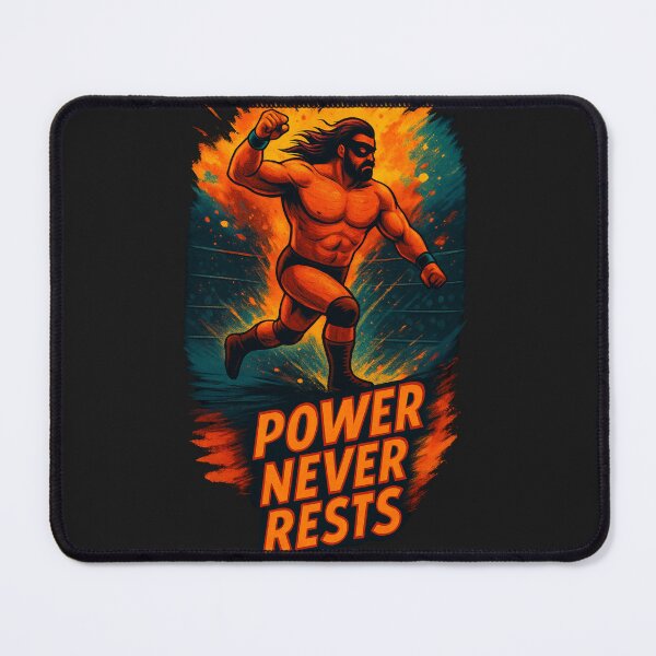 Item preview, Power Never Rests – Bold Wrestling Art designed and sold by JenniferCreaArte .