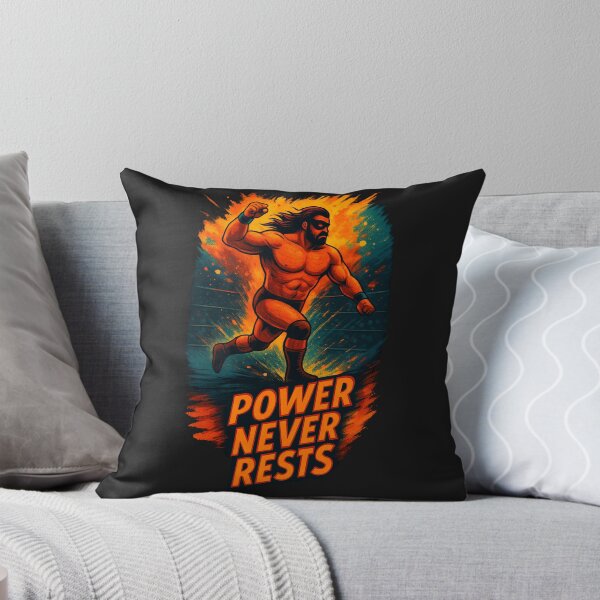 Item preview, Power Never Rests – Bold Wrestling Art designed and sold by JenniferCreaArte .