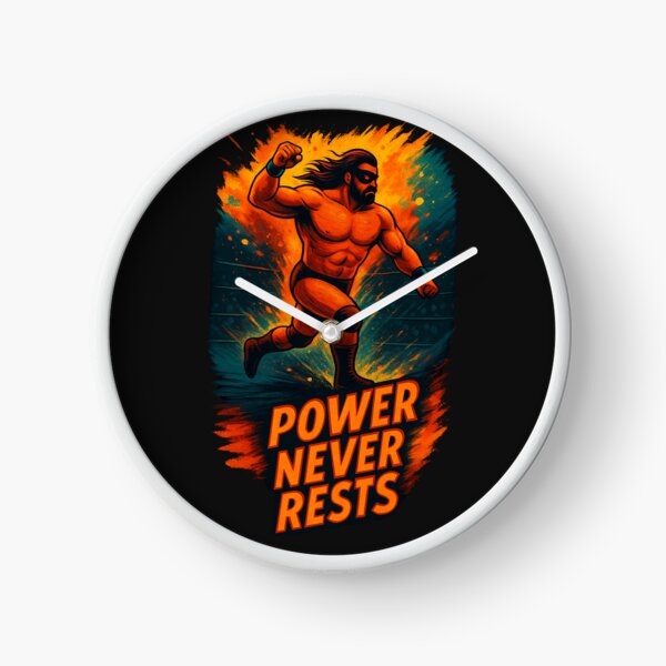 Item preview, Power Never Rests – Bold Wrestling Art designed and sold by JenniferCreaArte .