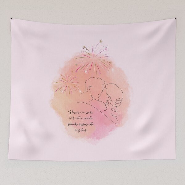 Item preview, If Kisses Were Sparks, We'd Create a Romantic Firework Display With Every Touch designed and sold by sakuraholic.