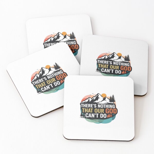 Item preview, There is Nothing Our God Can't Do, Mountain Sunset Art designed and sold by Faithloveshop.