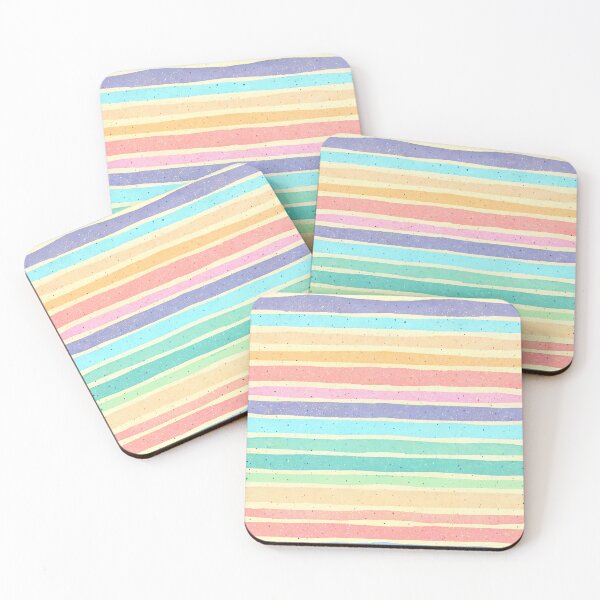 Item preview, Pastel Stripes Hand Drawn with Glitter designed and sold by Melissify.