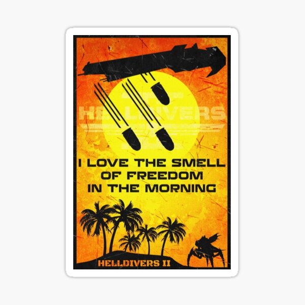 Item preview, Helldivers 2 freedom poster  designed and sold by roboticbeats47.
