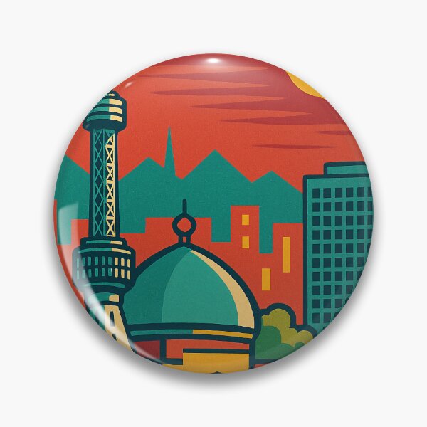 Item preview, Tashkent Retro Pop Art Travel Poster | Colorful Uzbekistan Cityscape | Vintage-Inspired Urban Design | Bold Eastern European Illustration | Nostalgic Travel Aesthetic designed and sold by PaintedPixels01.