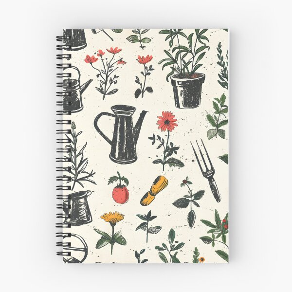 Aperçu de l'œuvre Motif de jardin vintage créée et vendue par Melissify.