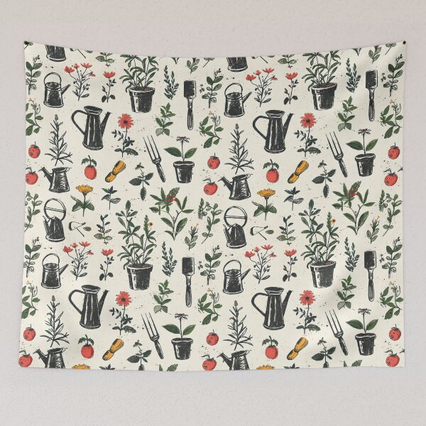 Item preview, Vintage Garden Foral Pattern designed and sold by Melissify.