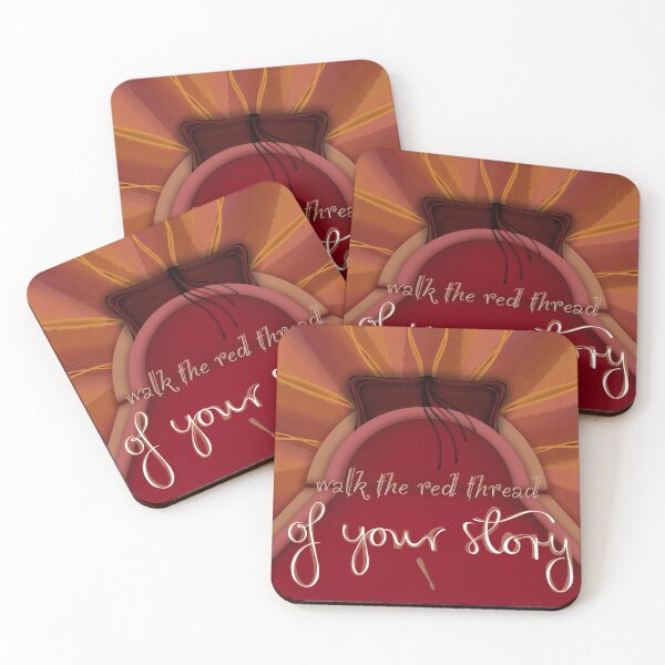 Item preview, Red Carpet - “Walk the red thread of your story” designed and sold by moonlyfaith.