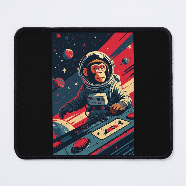 Item preview, Space Monkey – Retro Hope Style Sci-Fi 80s propaganda designed and sold by HoopeStylee.