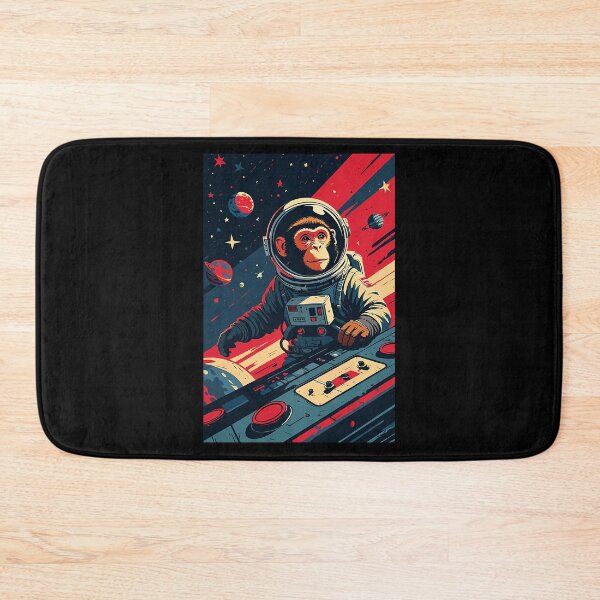 Item preview, Space Monkey – Retro Hope Style Sci-Fi 80s propaganda designed and sold by HoopeStylee.