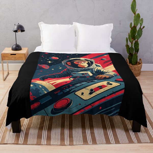 Item preview, Space Monkey – Retro Hope Style Sci-Fi 80s propaganda designed and sold by HoopeStylee.