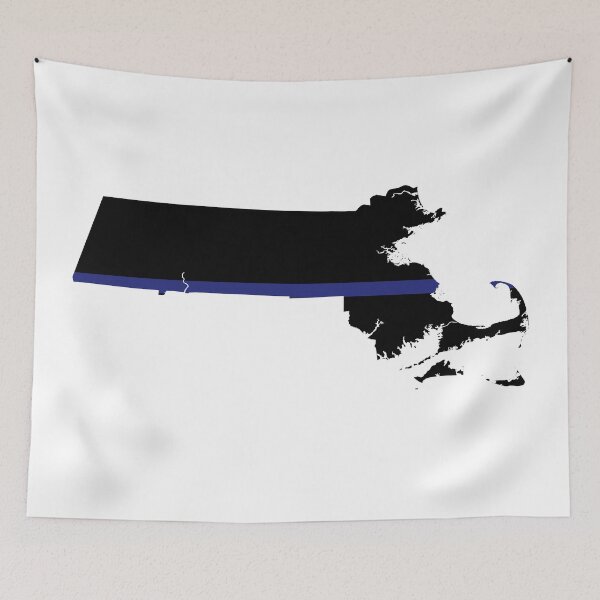 Item preview, Massachusetts Thin Blue Line designed and sold by PhilbonianDezin.