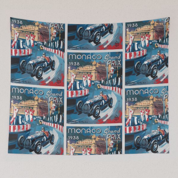 Item preview, 1938 MONACO Grand Prix Racing Poster designed and sold by retrographics.