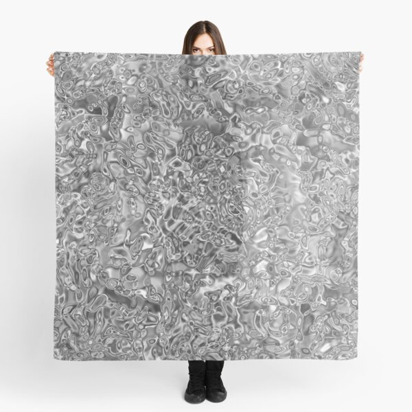 27. Liquid Silver Scarf