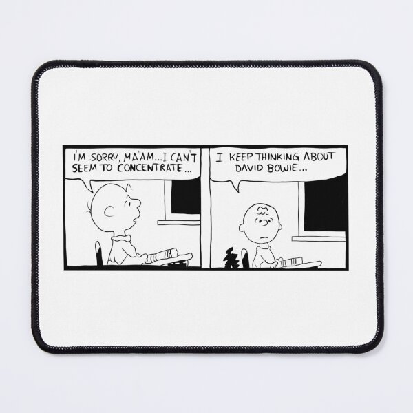 Item preview, I Keep Thinking About David Bowie - Peanuts Style designed and sold by venividivessel.