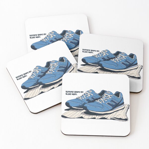Item preview, Running Keeps My Blues Away. designed and sold by Daemolitia Designs.