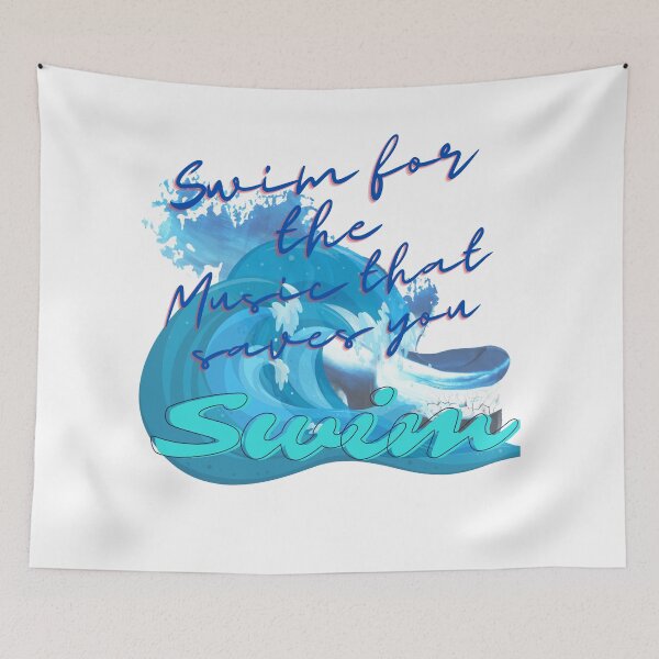 Item preview, Swim for the music that saves you designed and sold by AutisticShark.