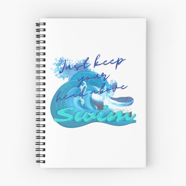 Item preview, Swim - Just keep your head above designed and sold by AutisticShark.