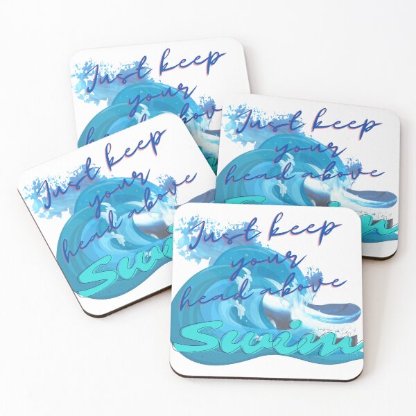 Item preview, Swim - Just keep your head above designed and sold by AutisticShark.