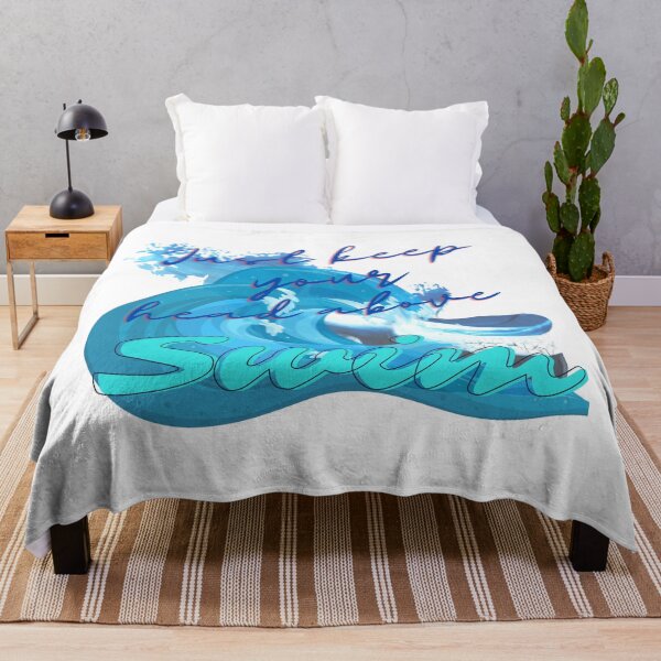 Item preview, Swim - Just keep your head above designed and sold by AutisticShark.