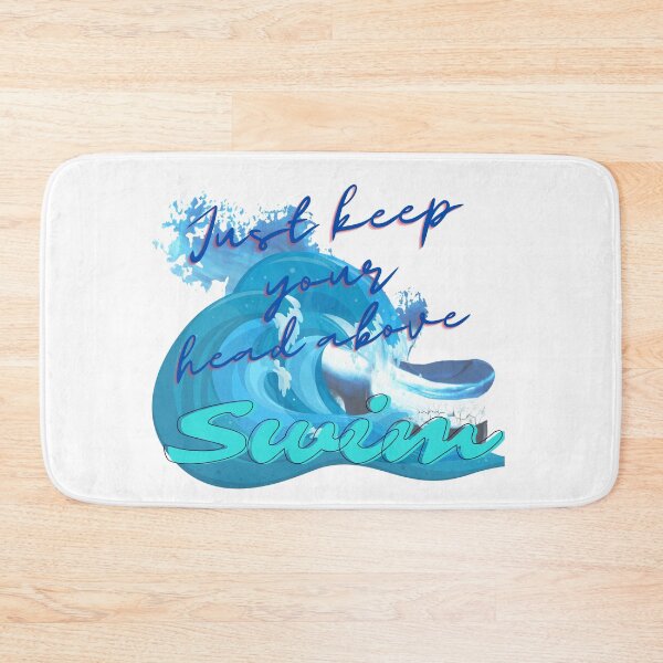 Item preview, Swim - Just keep your head above designed and sold by AutisticShark.