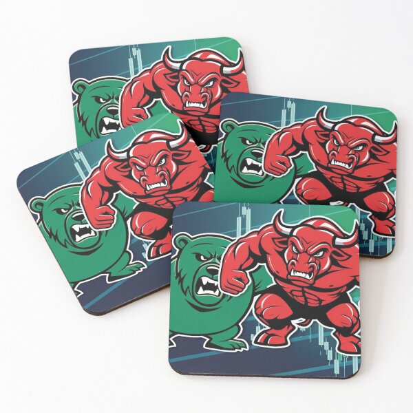 Item preview, Angry Reddish Bull vs. Angry Green Bear designed and sold by MerlinWear.