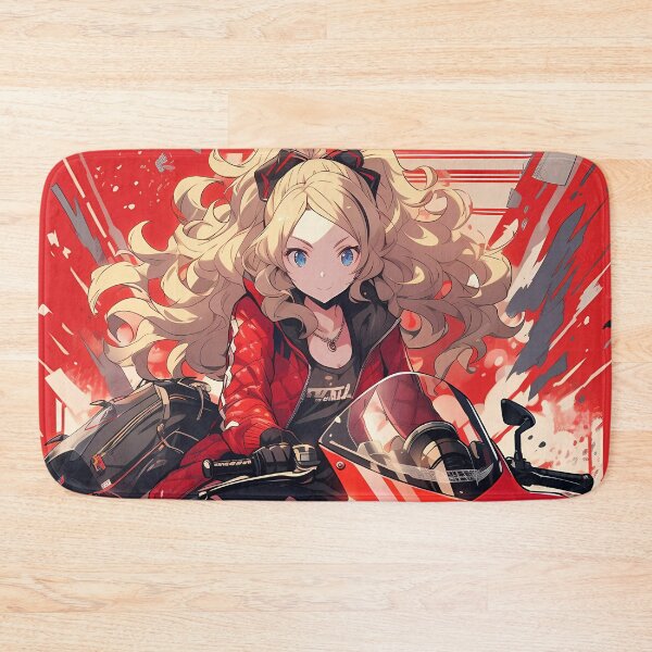 Item preview, Ann Takamaki Persona 5 Anime Panther Confident Pose Red Motorcycle Stylish  designed and sold by mildaclairmo.