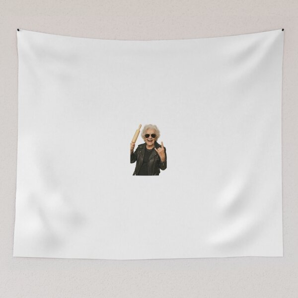 Item preview, Rockstar Grandma with Rolling Pin Attitude designed and sold by Cooldesignst.
