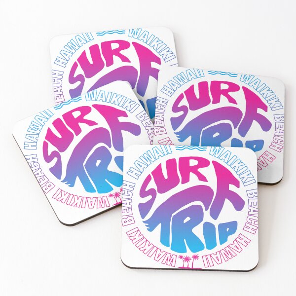Item preview, Waikiki Beach Hawaii – Vintage Surf & Tropical Paradise designed and sold by PIXEL WORN.