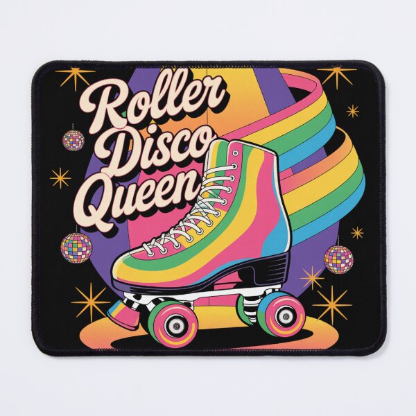 Item preview, Roller Disco Queen Retro 70s Roller Skating Tee designed and sold by aprilsims.