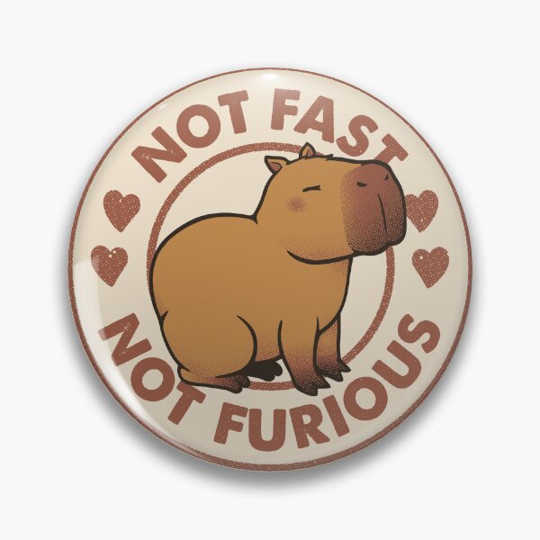 Item preview, Not Fast Not Furious Capybara by Tobe Fonseca designed and sold by Tobe Fonseca®.