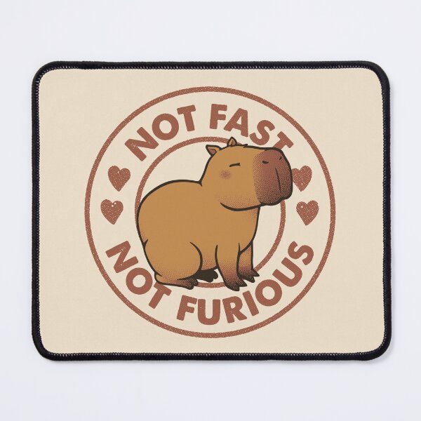 Item preview, Not Fast Not Furious Capybara by Tobe Fonseca designed and sold by Tobe Fonseca®.