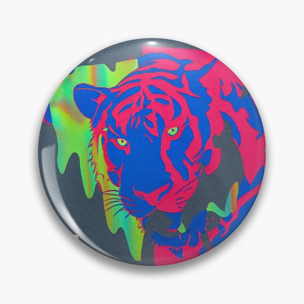 Item preview, Neon Tiger Graphic Tee designed and sold by XectosT.