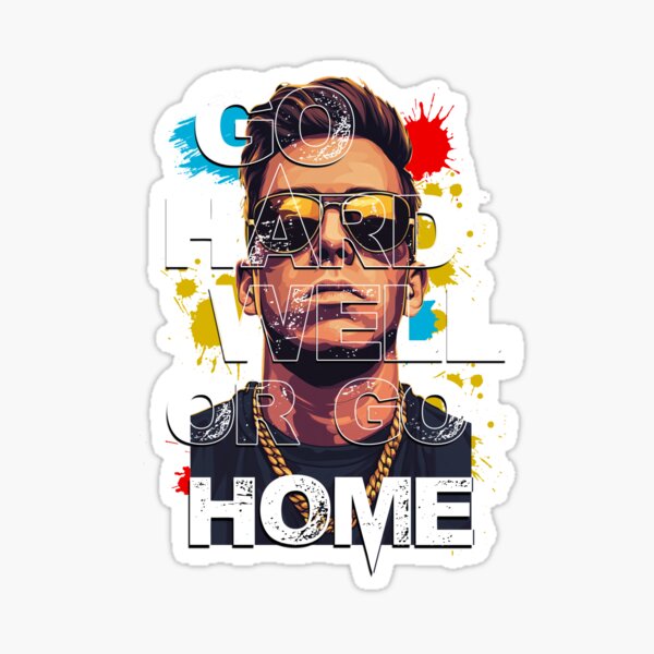 Aperçu de l'œuvre Hardwell : Vas-y fort ou rentre chez toi créée et vendue par Memes Shirt Design.