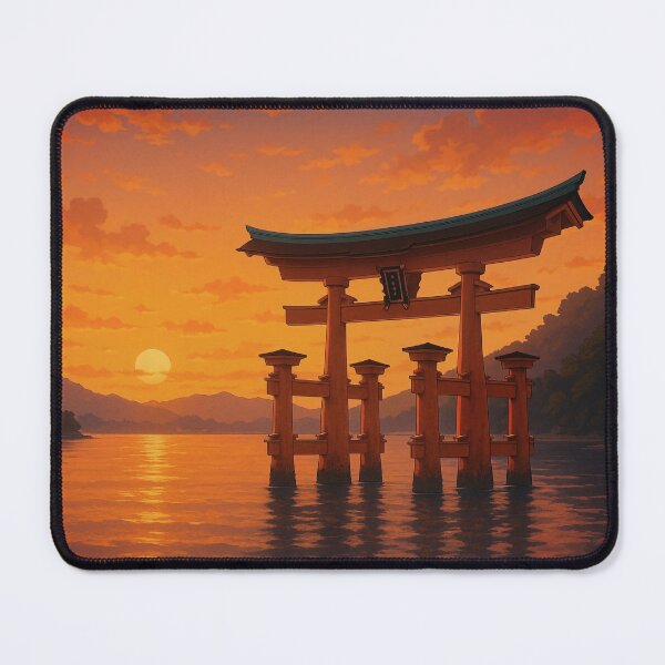 Item preview, Sunset at Miyajima Floating Torii designed and sold by Takeda-art.