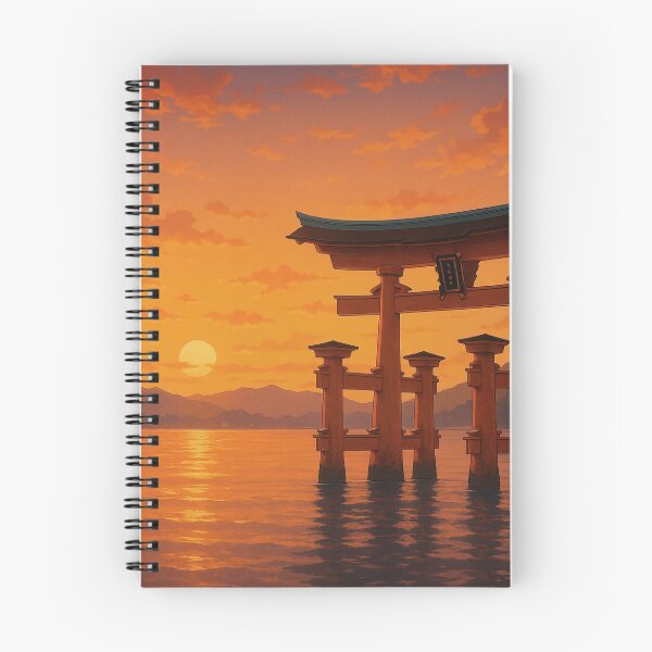 Item preview, Sunset at Miyajima Floating Torii designed and sold by Takeda-art.