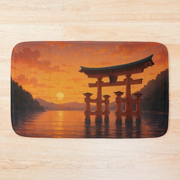 Item preview, Sunset at Miyajima Floating Torii designed and sold by Takeda-art.