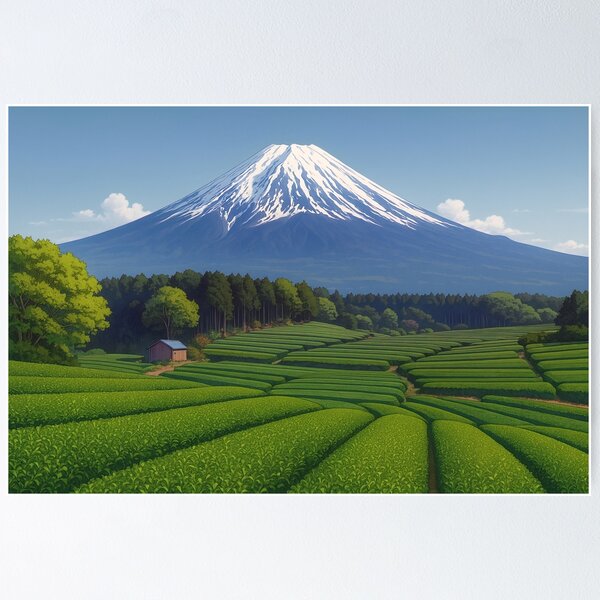 Item preview, The Tea Plantation at Shizuoka designed and sold by Takeda-art.