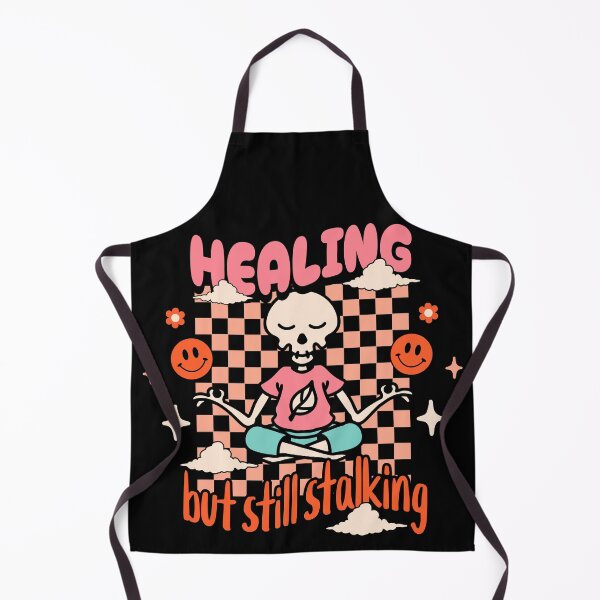Item preview, Healing But Still Stalking – Funny Petty Breakup Skeleton Design designed and sold by Honominu.