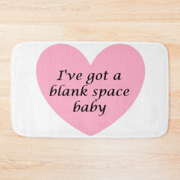 Item preview, Blank Space Heart designed and sold by SavvysCrafts.