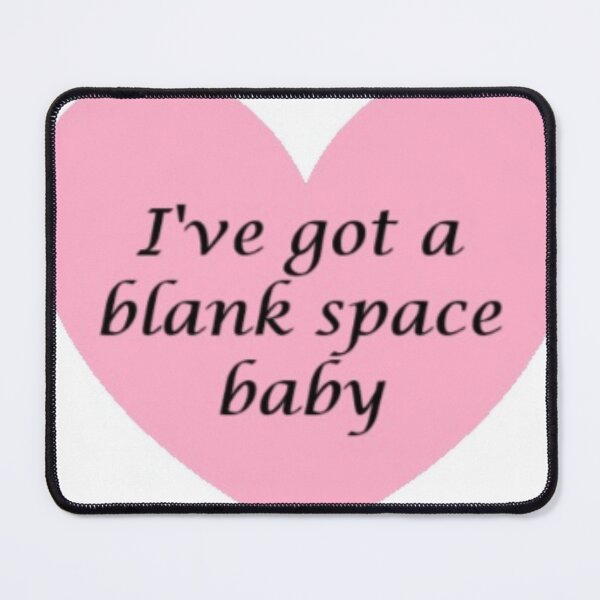 Item preview, Blank Space Heart designed and sold by SavvysCrafts.