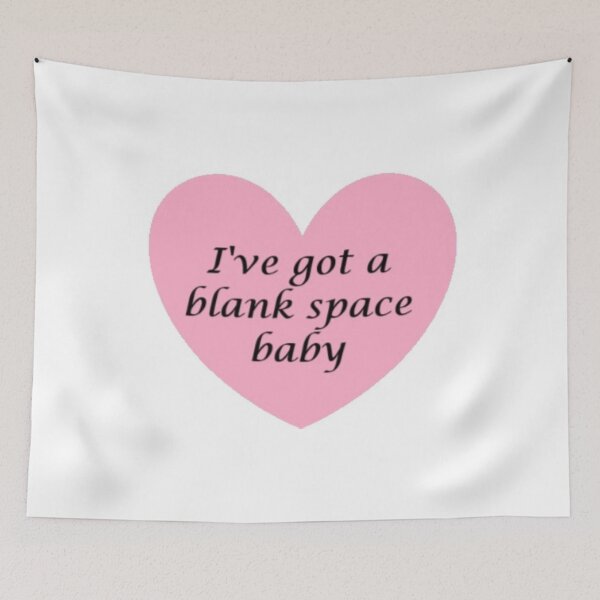 Item preview, Blank Space Heart designed and sold by SavvysCrafts.