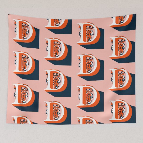Item preview, Letter D Orange Art Illustrations Nature Colorful Design designed and sold by ART ATTACK ZONE.