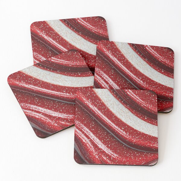 Item preview, Candy Swirl Glam – Red Glitter Delight designed and sold by luminumance.