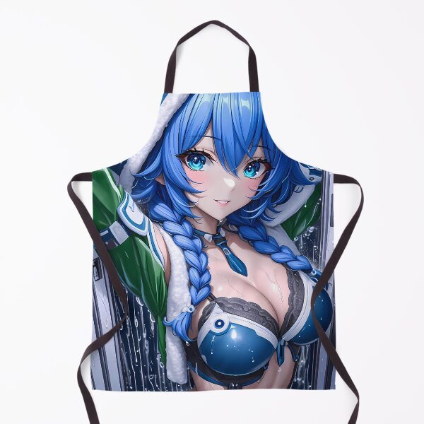 Item preview, Yoshino Himekawa Date A Live Blue Braided Girl Snowy Hoodie Style designed and sold by bolleykoldl.