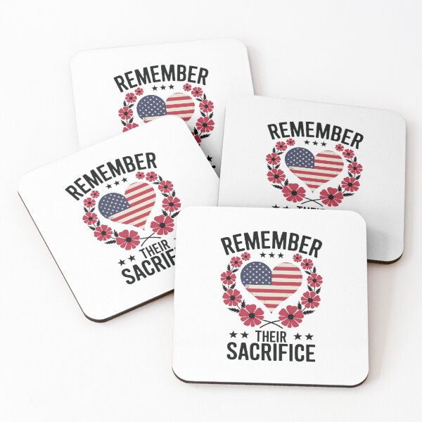Item preview, Remember Their Sacrifices Shirt – Tribute to Fallen Heroes and American Military Courage designed and sold by HaweeWear.