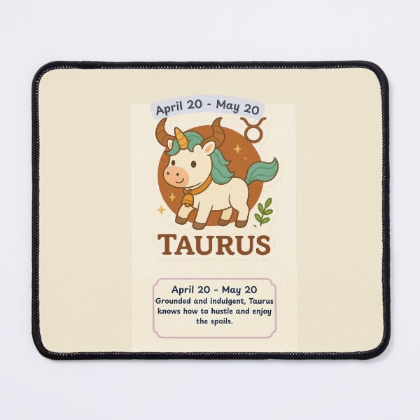 Item preview, Zodiac Unicorn - Taurus April 20-May 20 designed and sold by Fat Cat Merch.