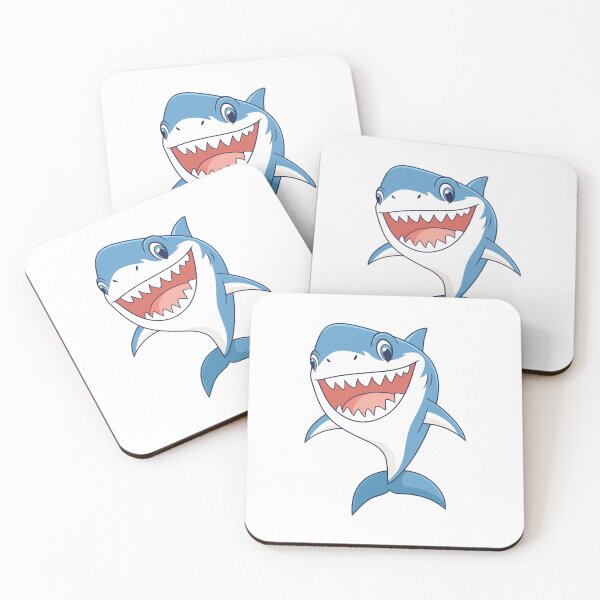 Item preview, Cute Shark with a Big Smile designed and sold by BiteYourLip.