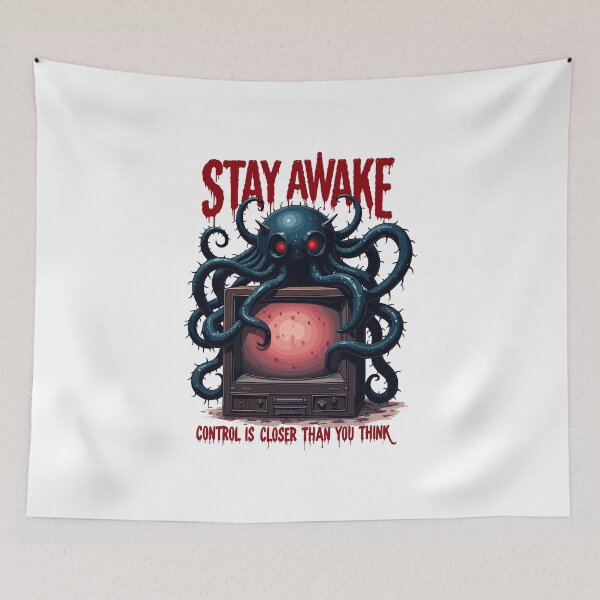 Item preview, Stay Awake – The Signal Is the Enemy designed and sold by BeamiCreations.